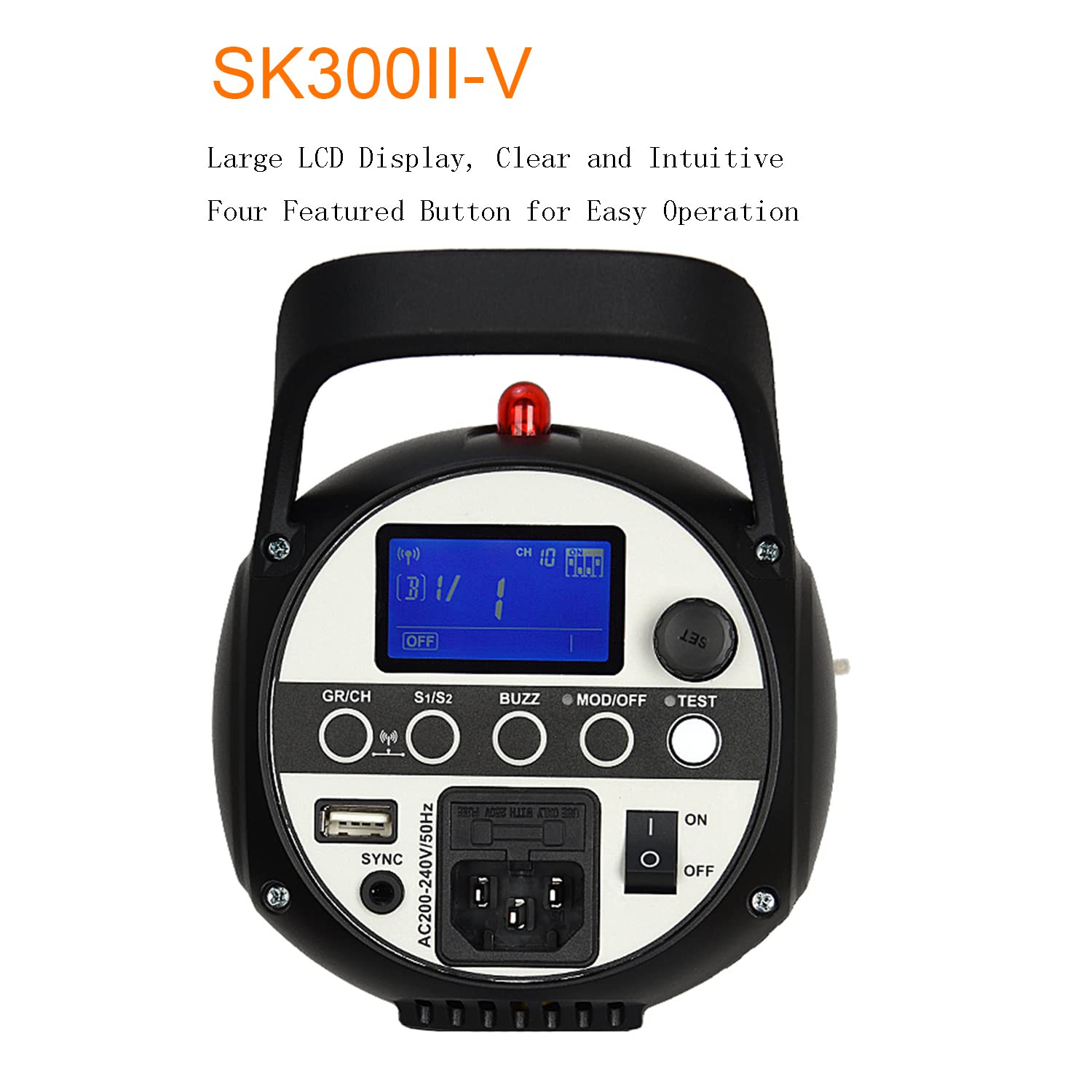 Amazon.com : Godox SK300II-V 300W LED Professional Strobe